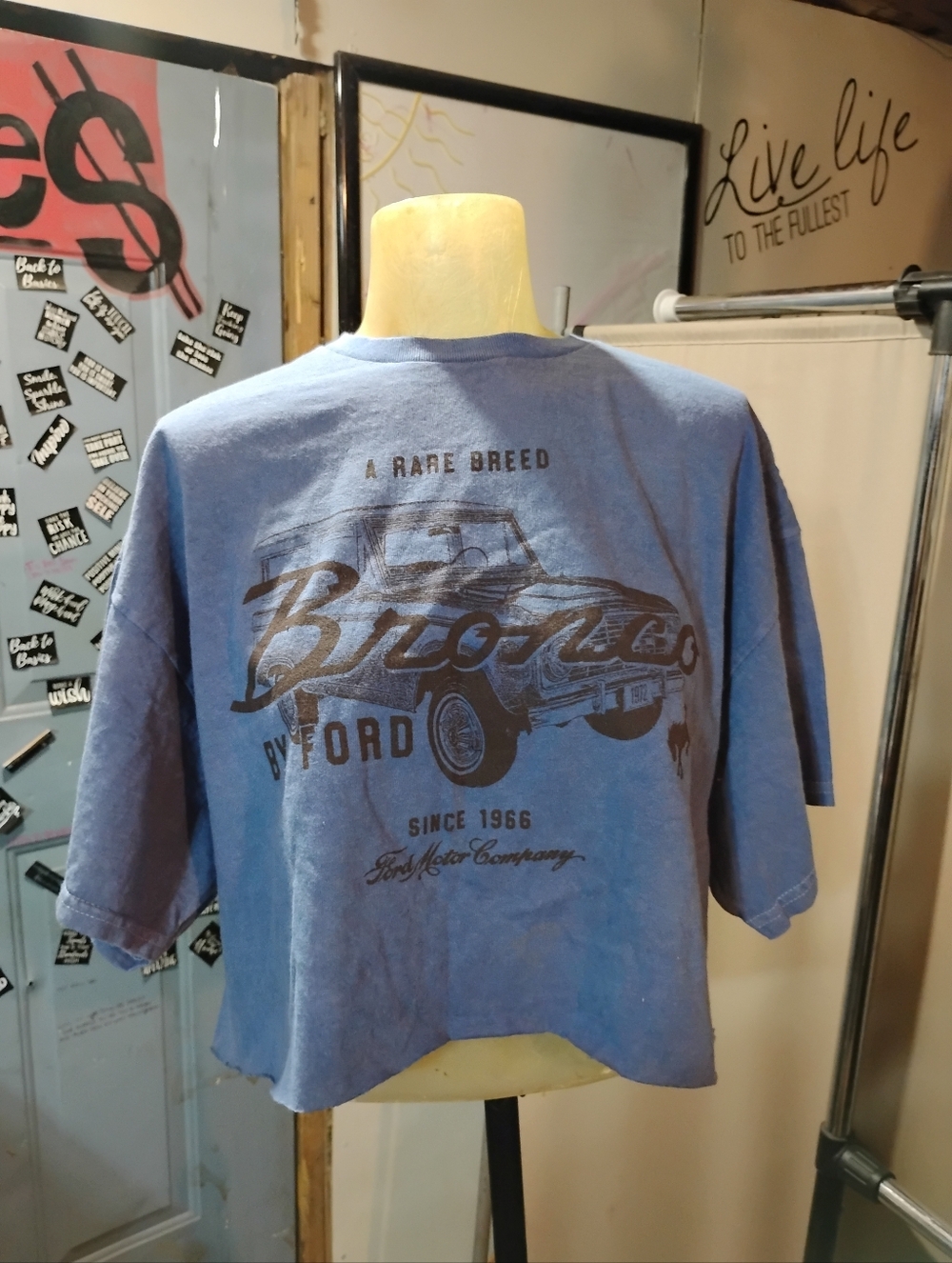 Ford Bronco CropTops! "Blu" sizes S,m,L,xl